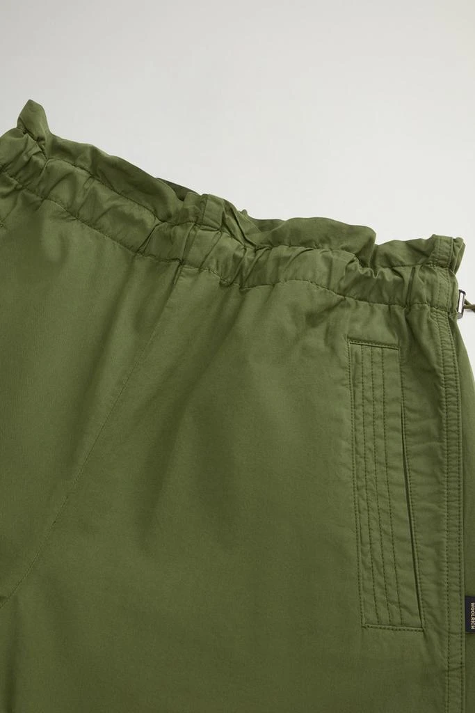 Woolrich Garment-Dyed Pure Cotton Pants - Women - Green 5