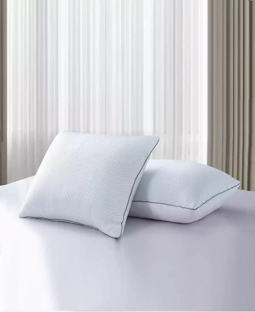 Serta Flipable Summer/Winter White Goose Feather 2-Pack Pillow 2