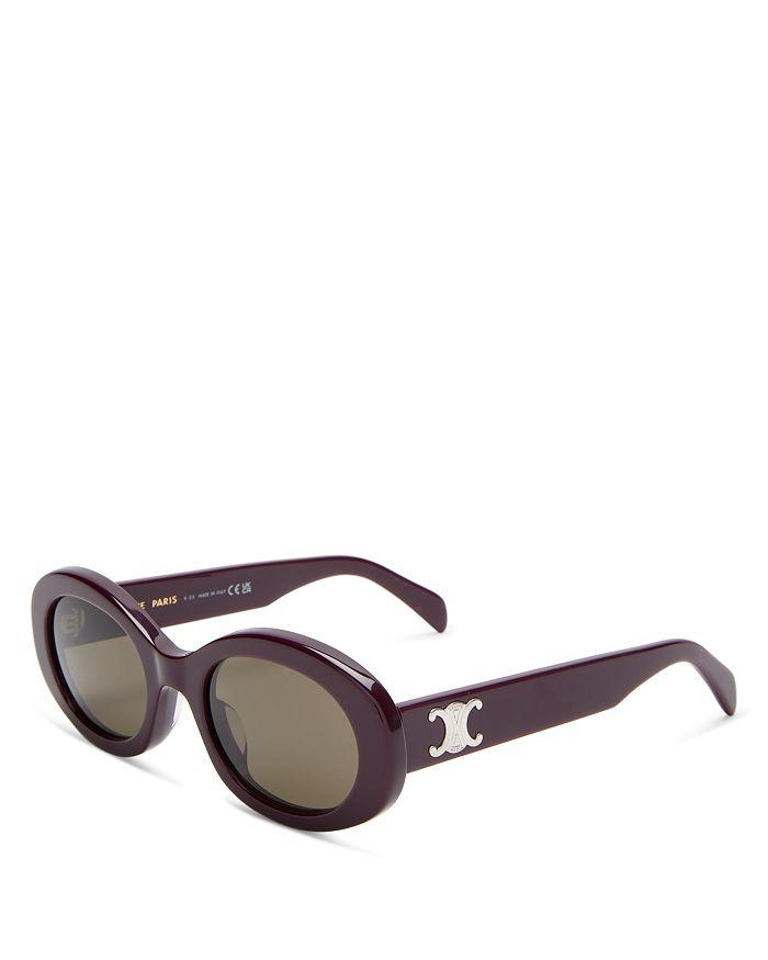 CELINE Round Sunglasses, 52mm