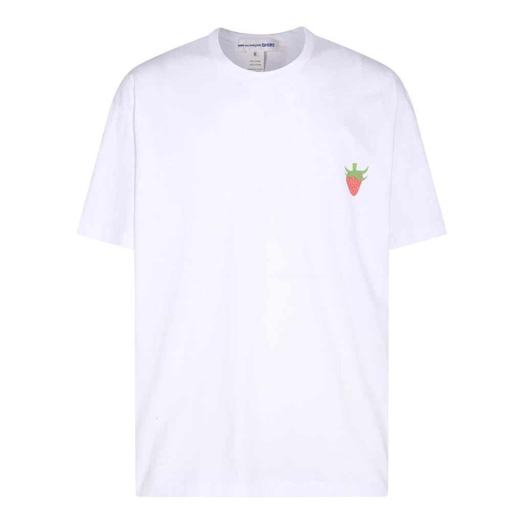 Comme des Garçons Shirt Comme des Garçons Shirt Strawberry Printed Crewneck T-Shirt 1