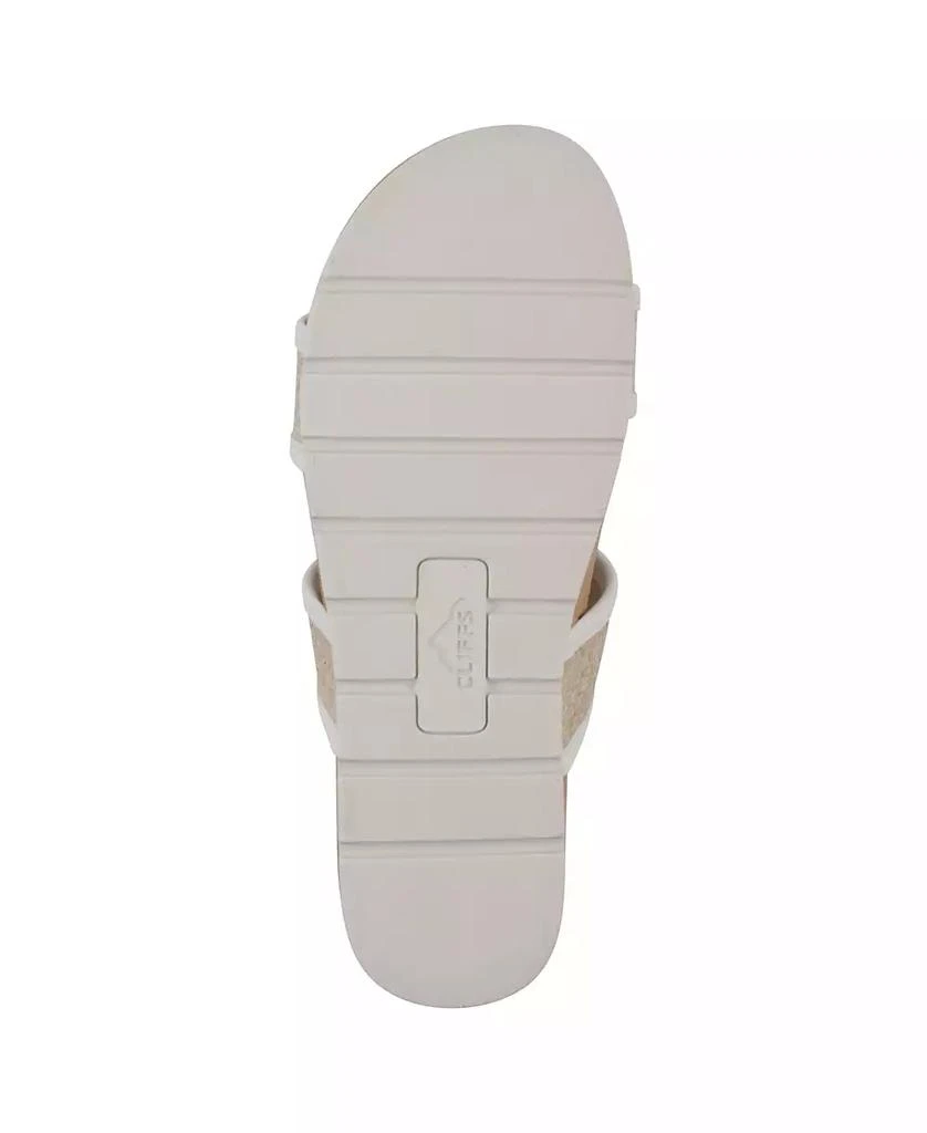 White Mountain Women's Tropical Slide Slip-On Sandals 5