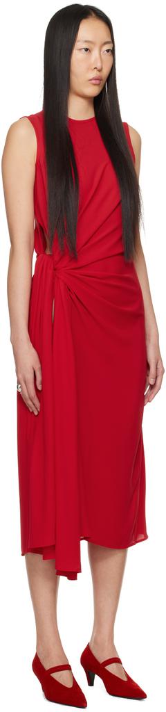 Beaufille Red Hari Midi Dress