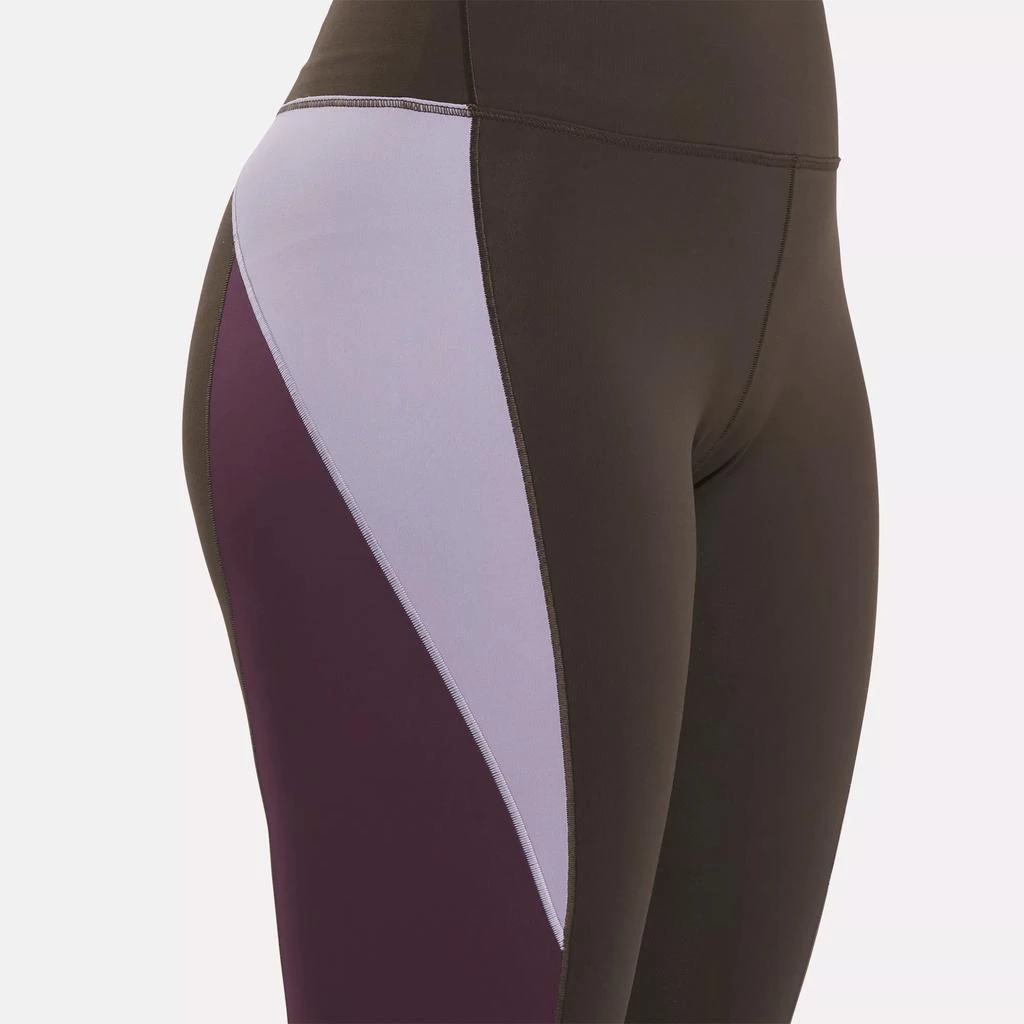 Reebok Women's Lux High-Rise Colorblock Leggings 4