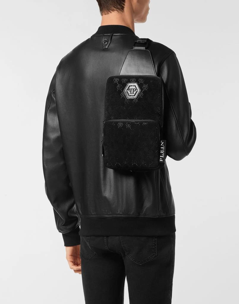 Philipp Plein Leather Cross-Body Monogram Strass 2