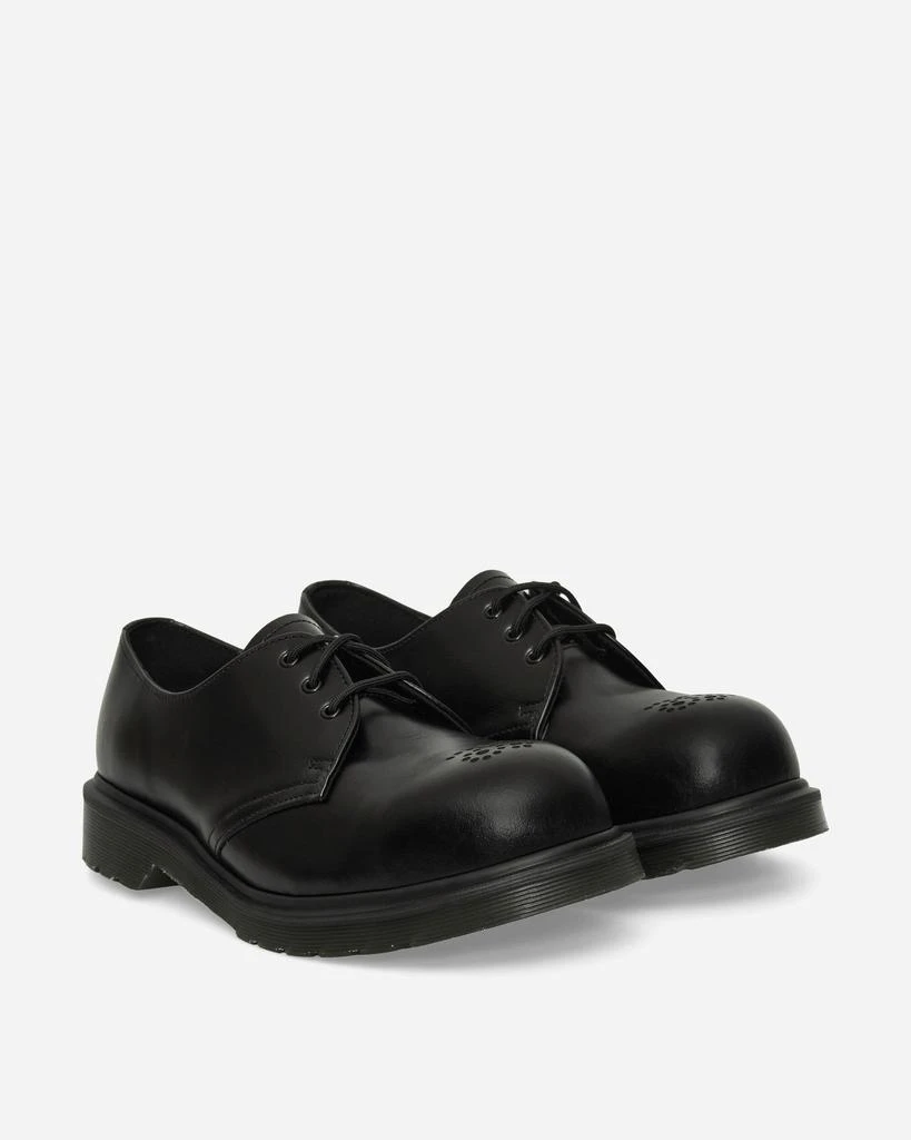 Dr. Martens 1461 Analine Leather Steel Toe Shoes Black 2