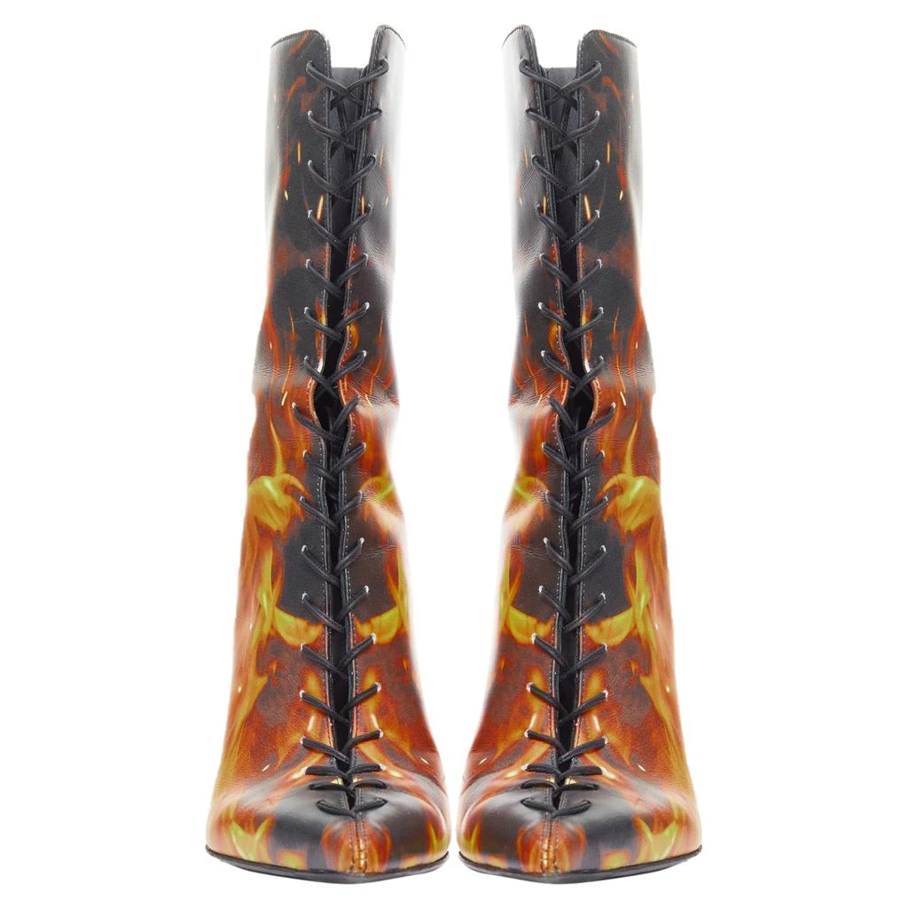 Balmain flame corset lace boots 3