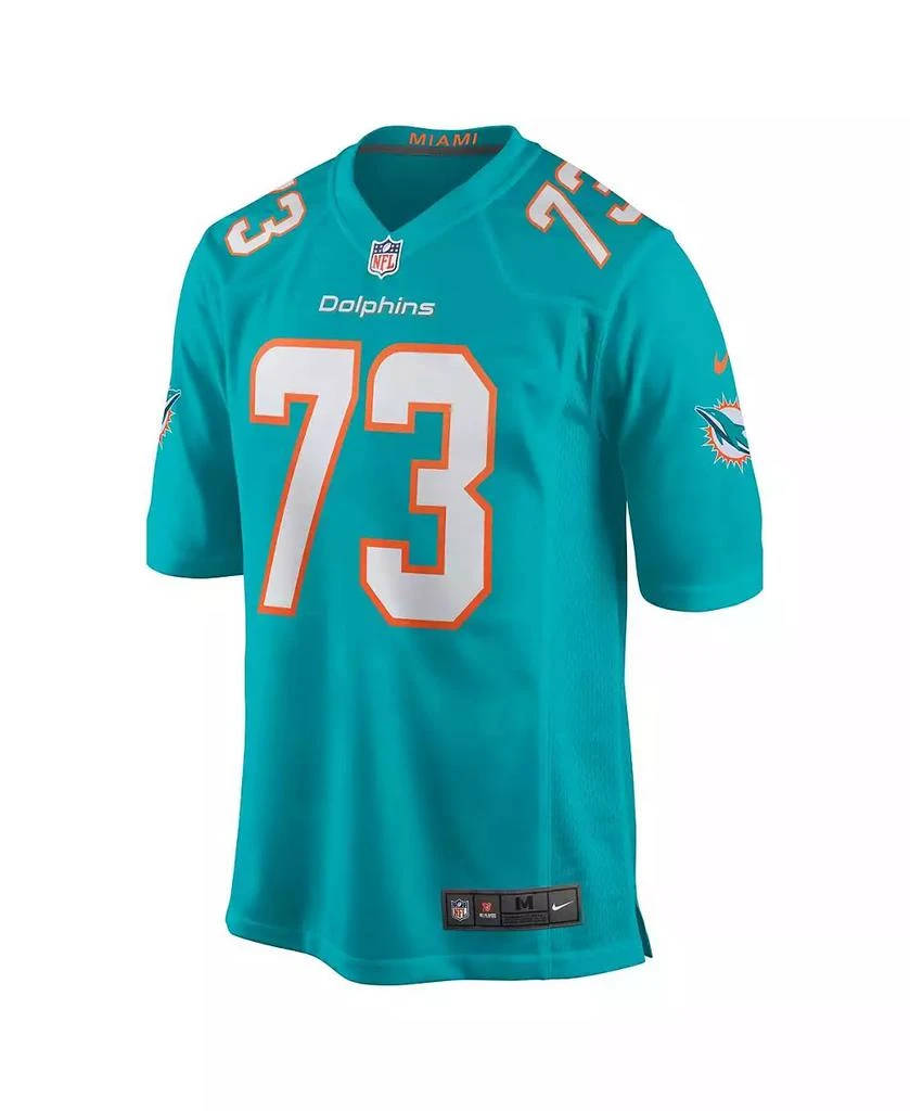 NIKE Men's Austin Jackson Aqua Miami Dolphins Game Jersey 4
