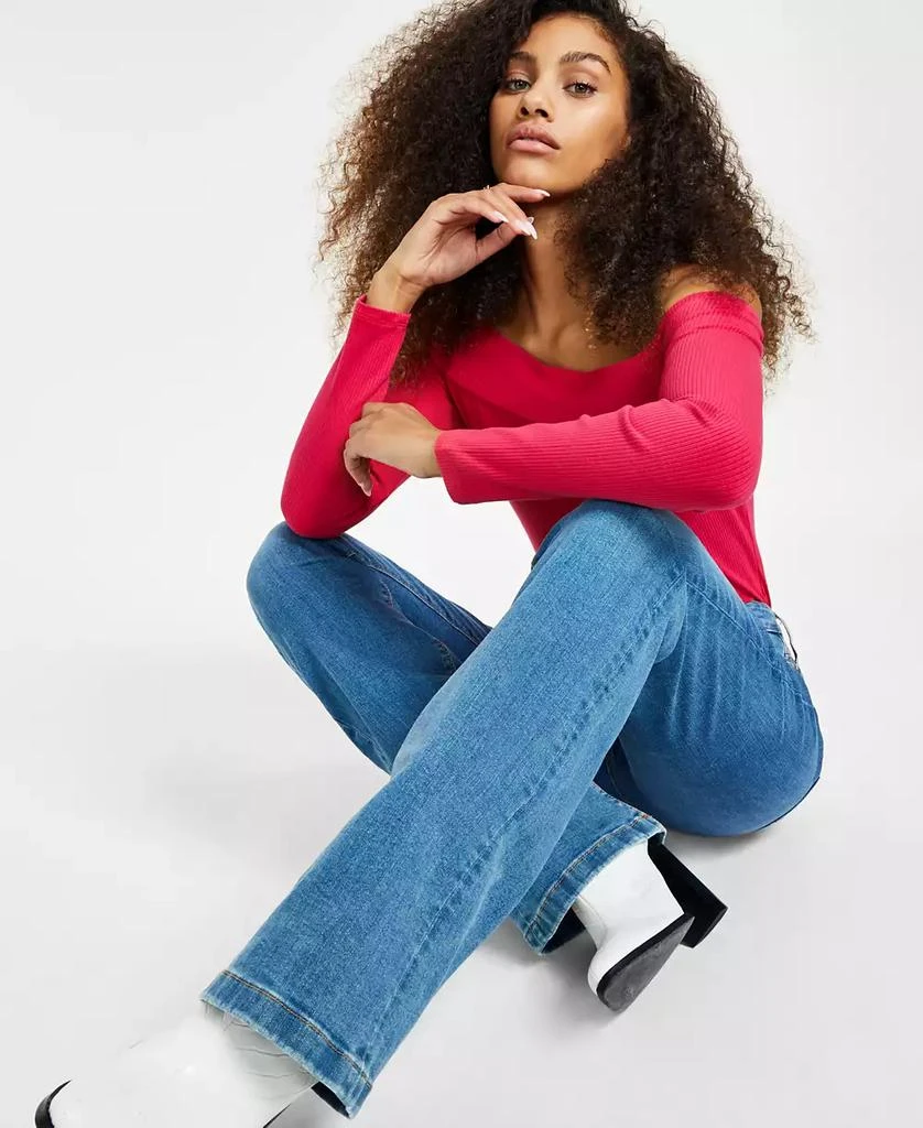 GUESS Women's Sexy Mid-Rise Bootcut Jeans 7