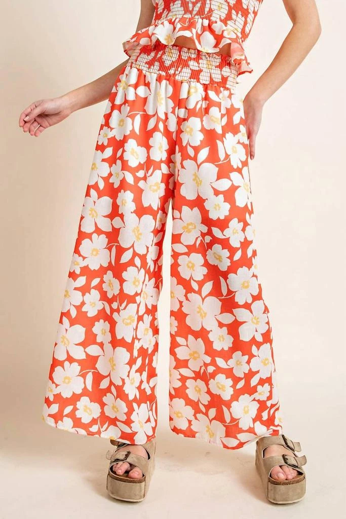 143 STORY 143 Story - Smocked Band Palazzo Pants