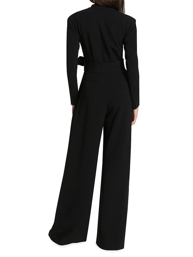 A.L.C. Kieran II Belted Crepe Wide-Leg Jumpsuit 5