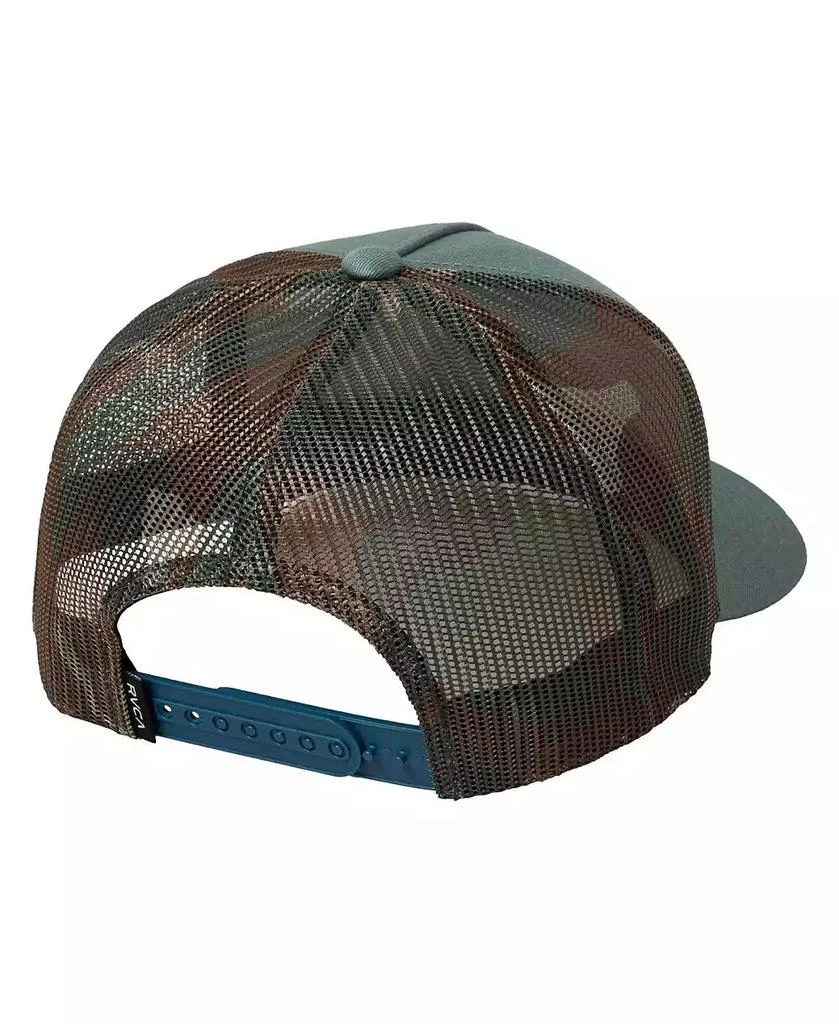RVCA Men's Teal VA All The Way Trucker Adjustable Hat 3