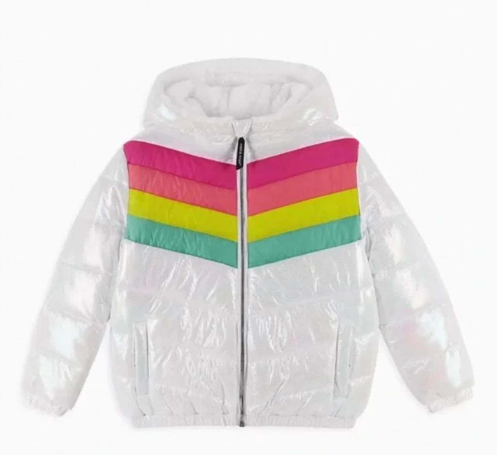 Andy 
Evan Andy 
Evan - Kids
 Chevron Metallic Puffer Jacket