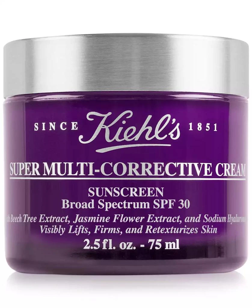 Kiehl's Super Multi-Corrective Cream Sunscreen SPF 30, 2.5-oz. 1