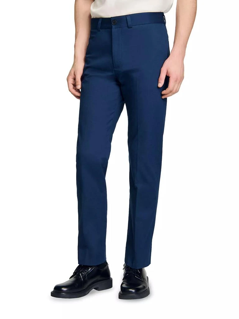 Sandro Straight-Leg Chino Pants 4