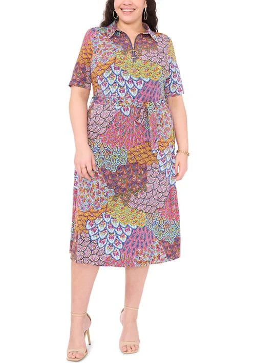 Plus Size Collared Paisley Printed Zip Front Fit And Flare Dress On Sale Now with Up to 70% Off | Discover Exclusive Deals & Savings at BeyondStyle Authentic MSK Women|Dresses | Plus Size Collared Paisley Printed Zip Front Fit And Flare Dress On Sale Now with Up to 70% Off | Discover Exclusive Deals & Savings at BeyondStyle Authentic MSK Women|Dresses |