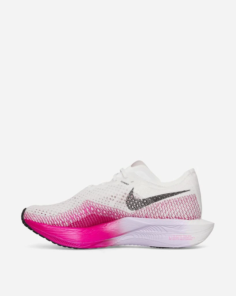 NIKE Women's Vaporfly 3 Sneakers White / Purple Agate / Vivid Grape / Black 4