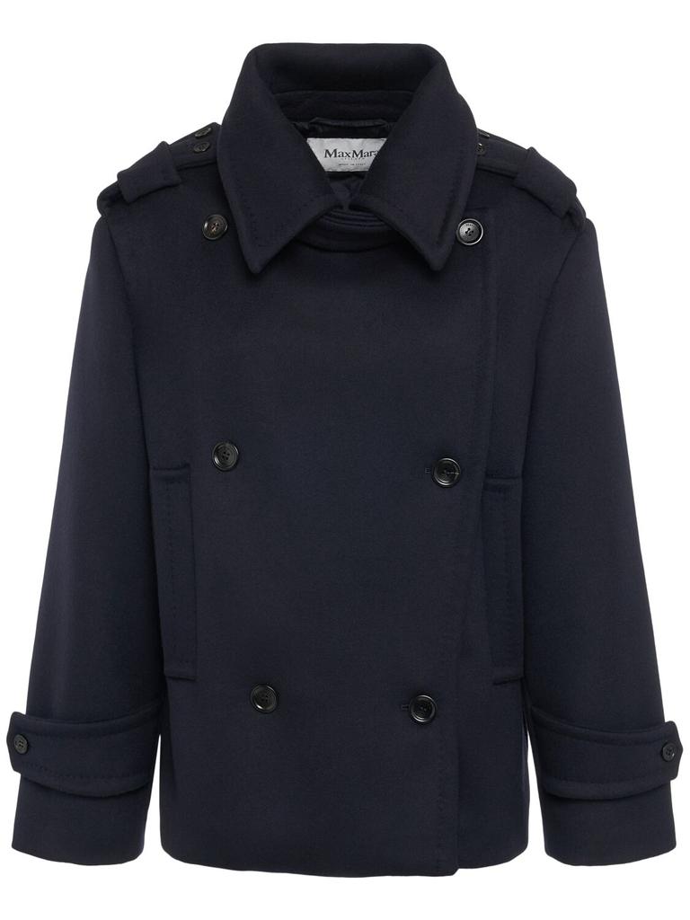 ジャケット MAX MARA SHORT WOOL AND CASHMERE COAT Max Mara - Carter Sand Cashmere Short Coat | Mitchell Stores