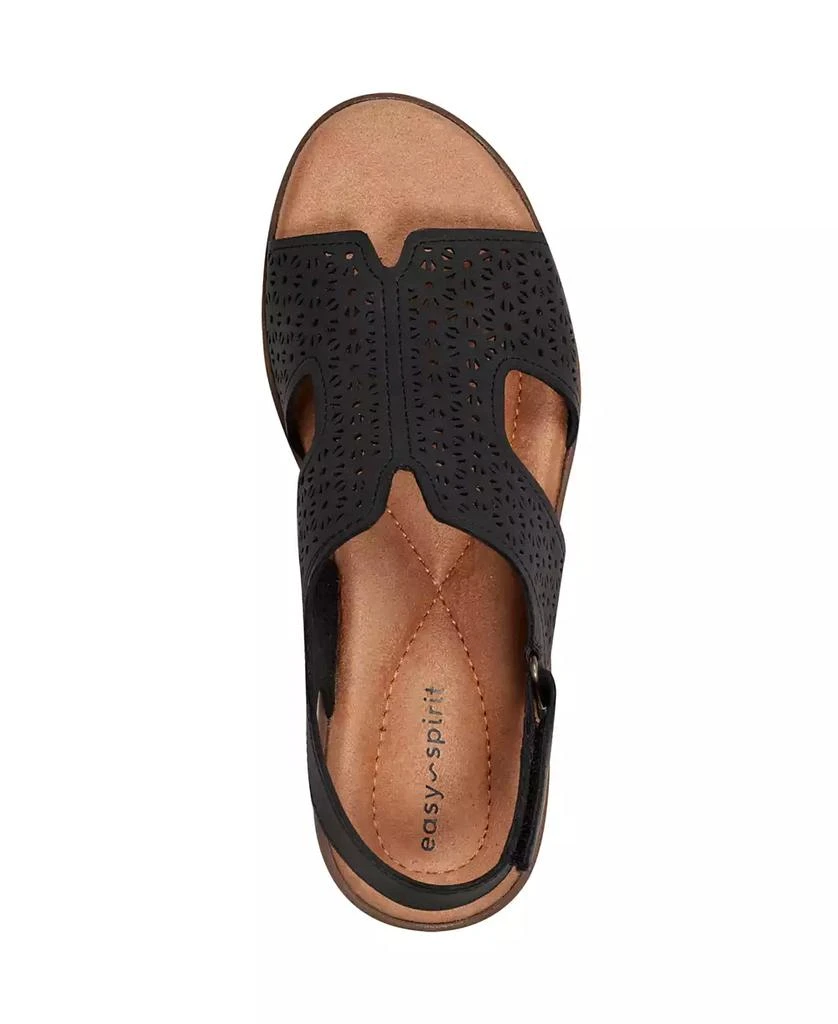 Easy Spirit Women's Kali Low Wedge Slingback Sandals 4