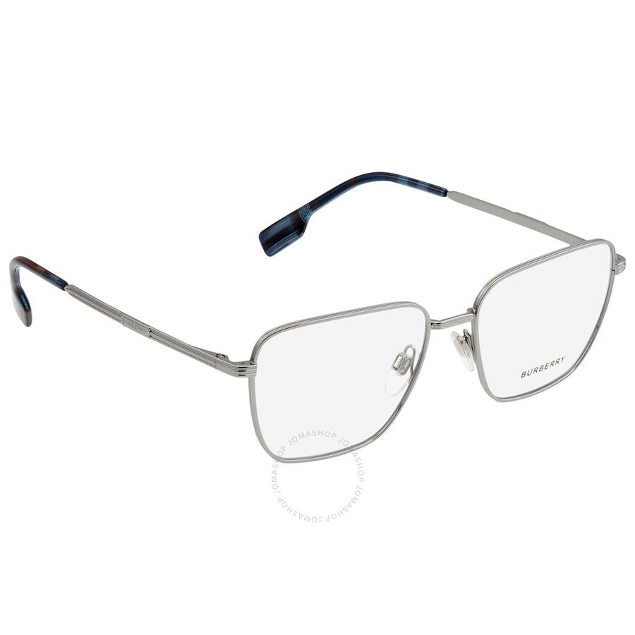 Burberry Booth Demo Square Men's Eyeglasses BE1368 1003 54