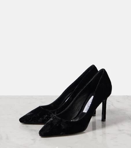 Jimmy Choo Romy 85 velvet pumps 4