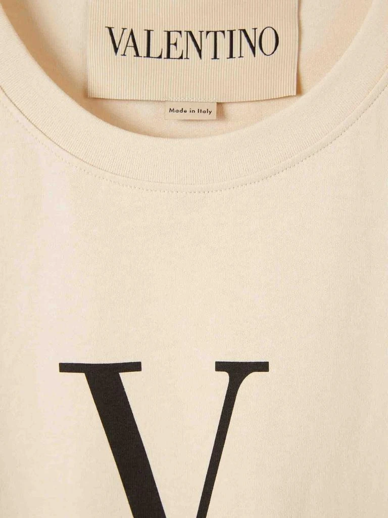 Valentino Valentino Logo Printed Crewneck T-Shirt 3