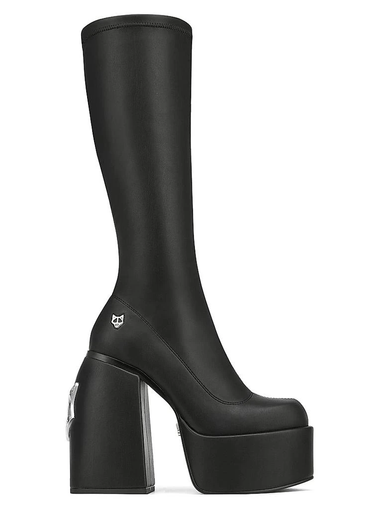 Naked Wolfe Spice Black Stretch Knee-High Boots 1