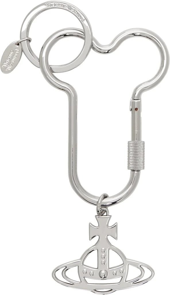 Vivienne Westwood Silver Penis Carabiner Keychain 1