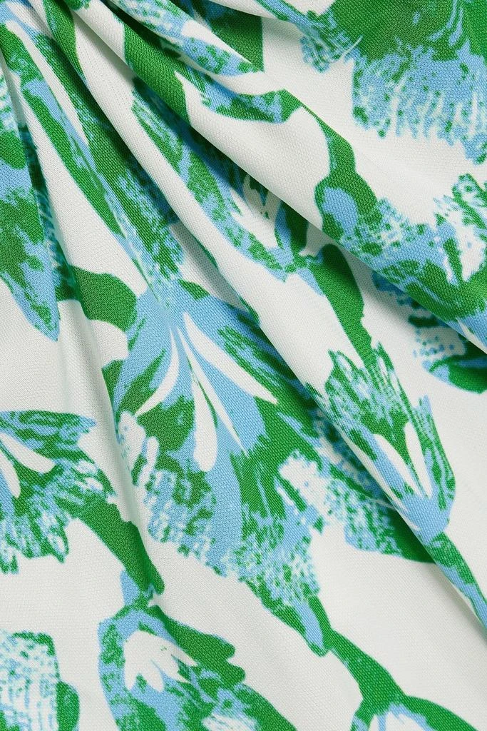 Diane von Furstenberg Timmy ruched floral-print jersey midi dress 4