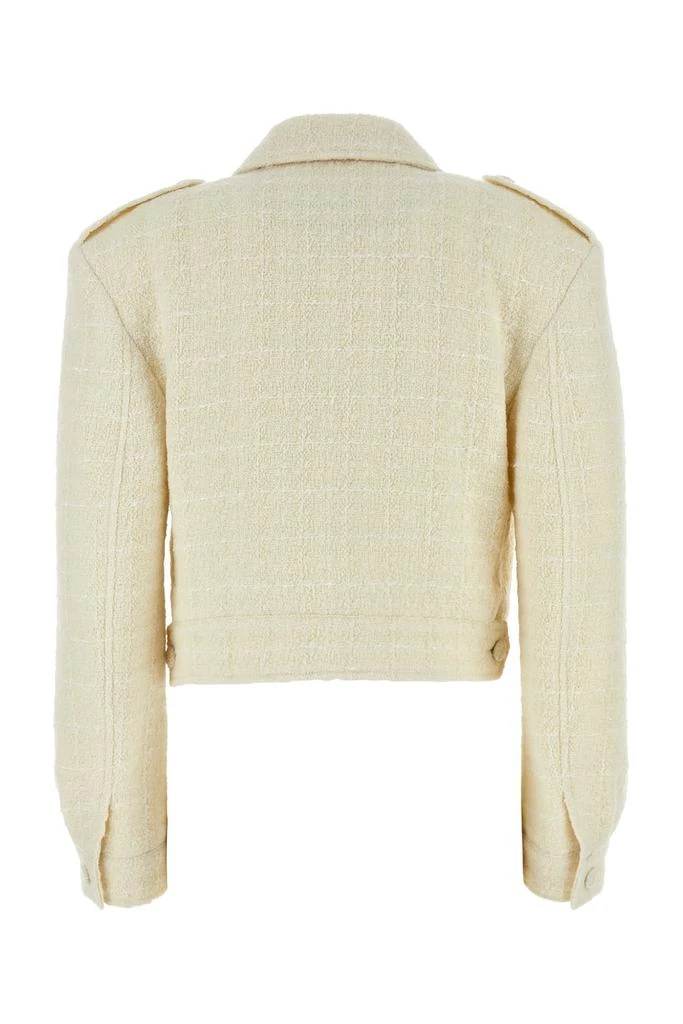 Givenchy Givenchy 4G Plaque Tweed Cropped Jacket 2