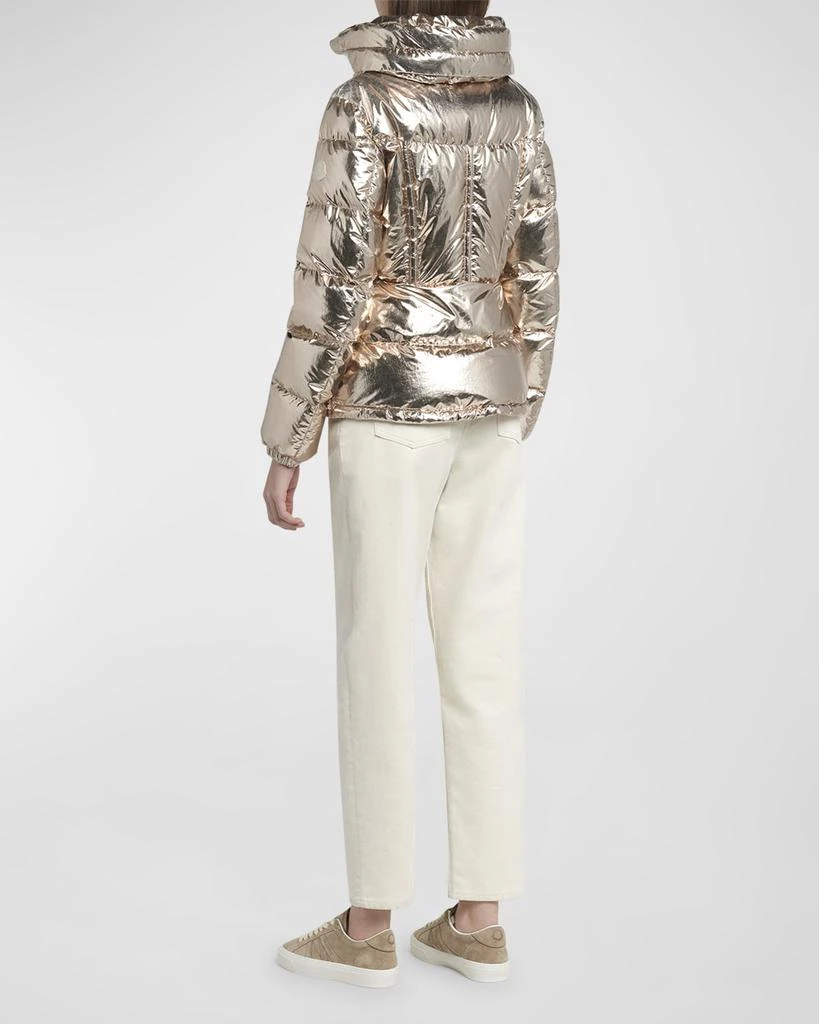 Moncler Douros Metallic Puffer Jacket 4