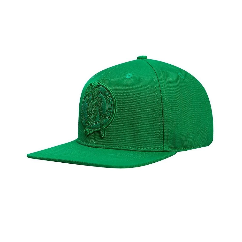 Pro Standard Men's Kelly Green Boston Celtics Triple Tonal Snapback Hat 3