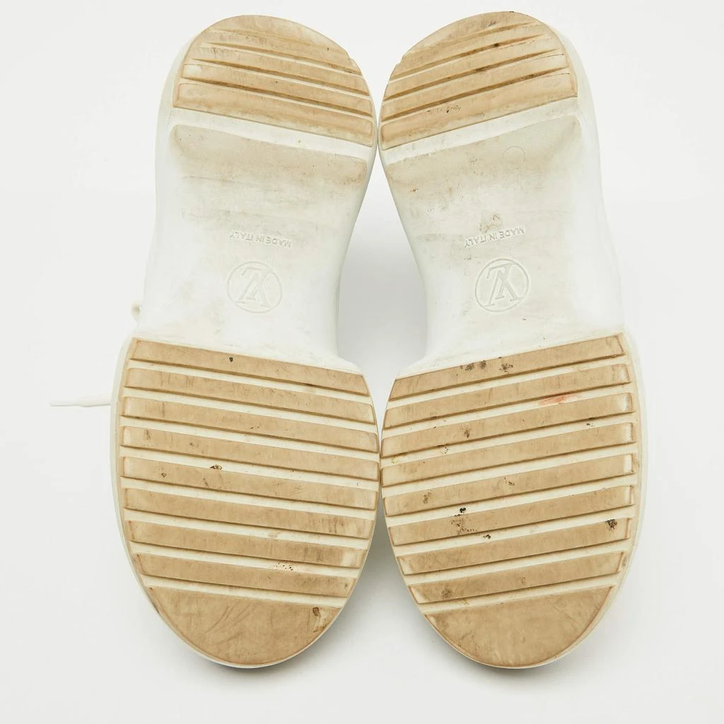 Louis Vuitton Louis Vuitton White Leather and Monogram Canvas Archlight Sneakers Size 38.5 6