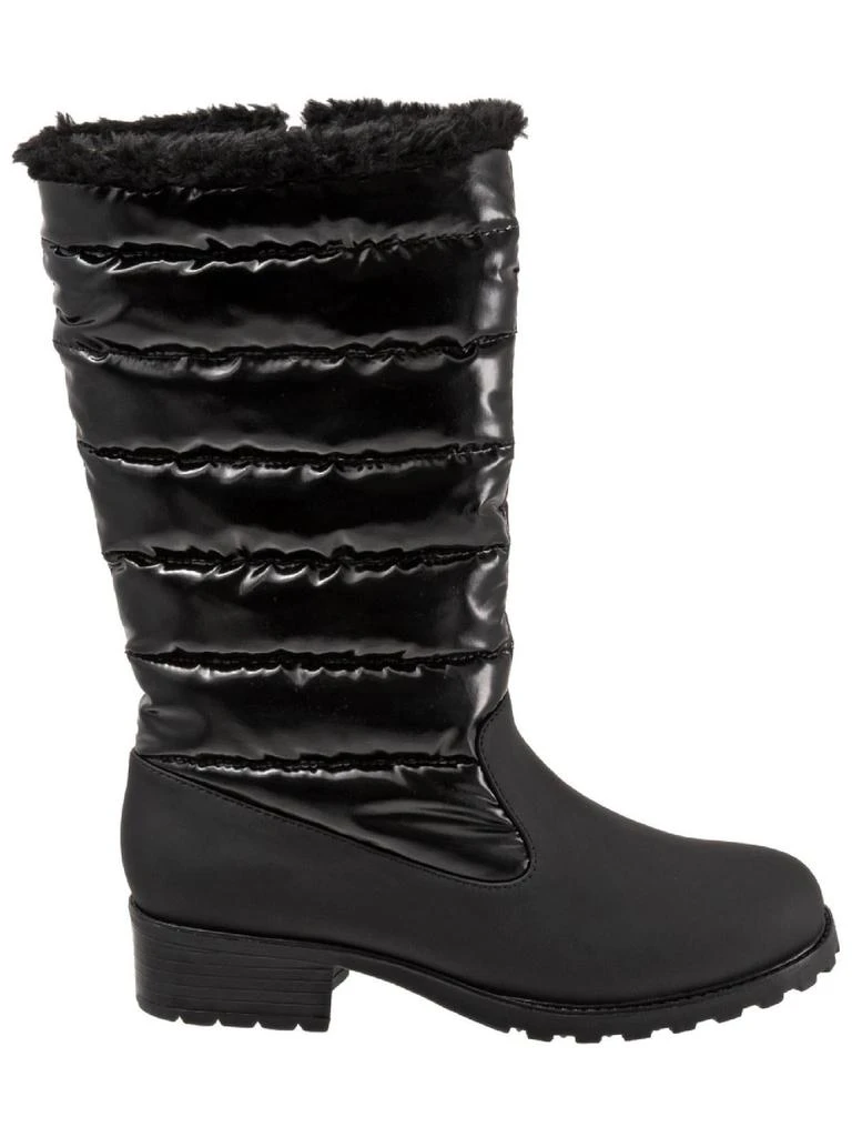 Trotters Benji Womens Leather Faux fur lined Winter & Snow Boots 1