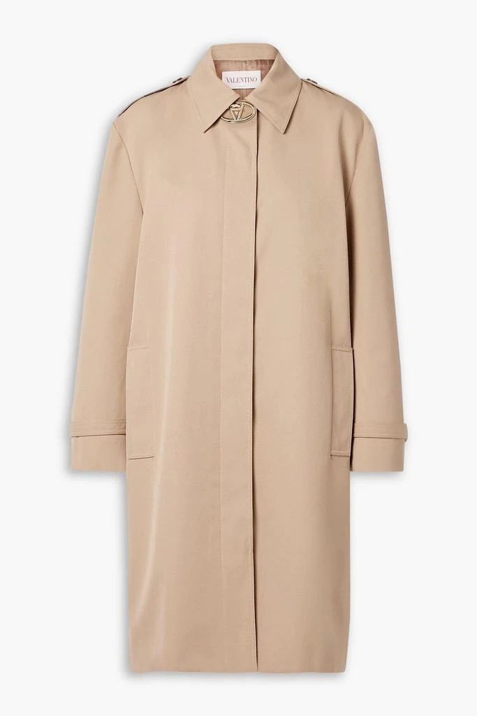 Valentino Embellished twill trench coat