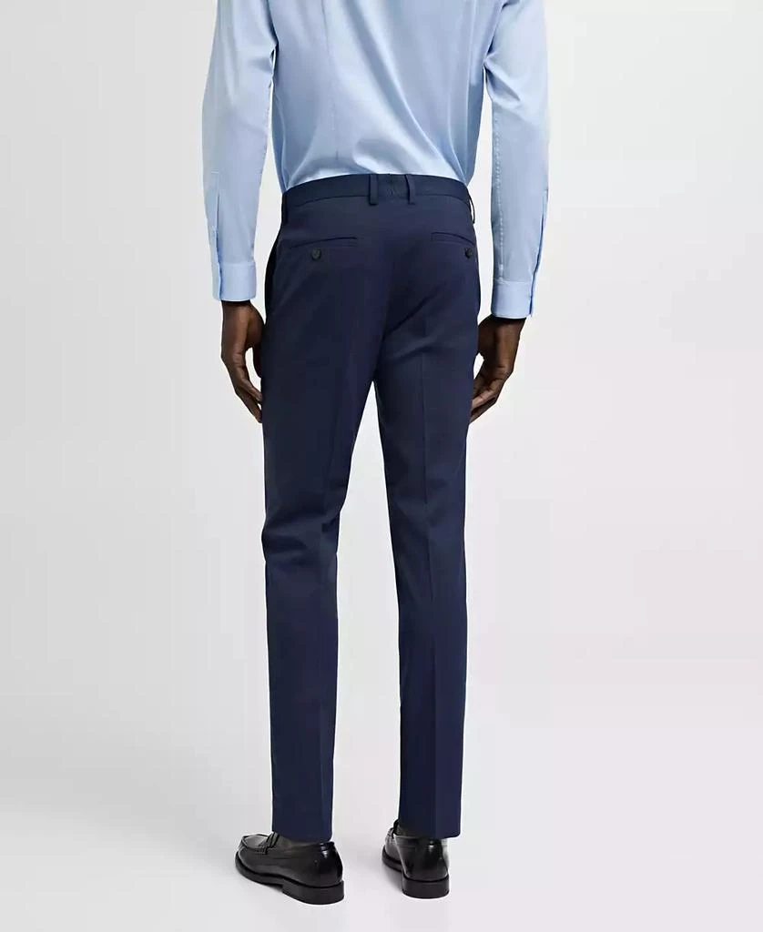 Mango Men's Stretch Fabric Super Slim-Fit Suit Pants 4
