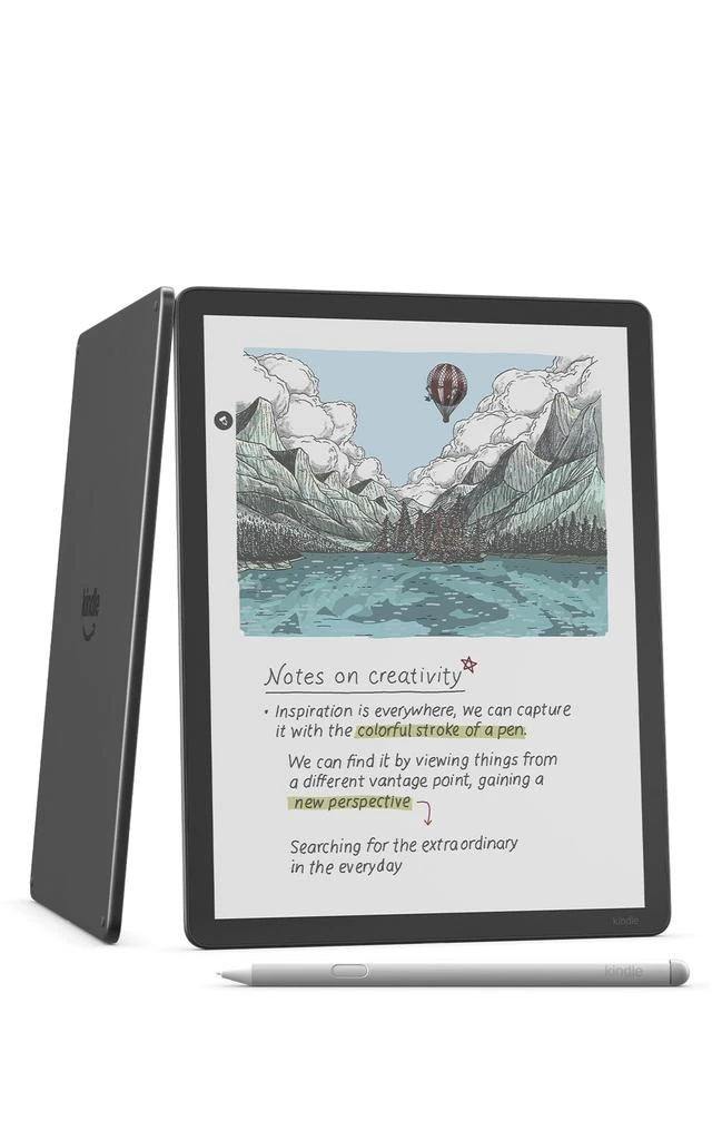 Amazon Amazon Kindle Scribe Colorsoft 32GB (newest model) — 11” paper-like color display with front light — Thin, light, powerful — Write in notebooks, documents, and books. Includes Premium Pen - Graphite 2
