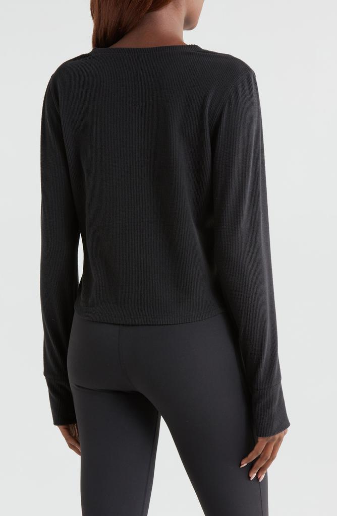 Zella Cozy Rib Henley