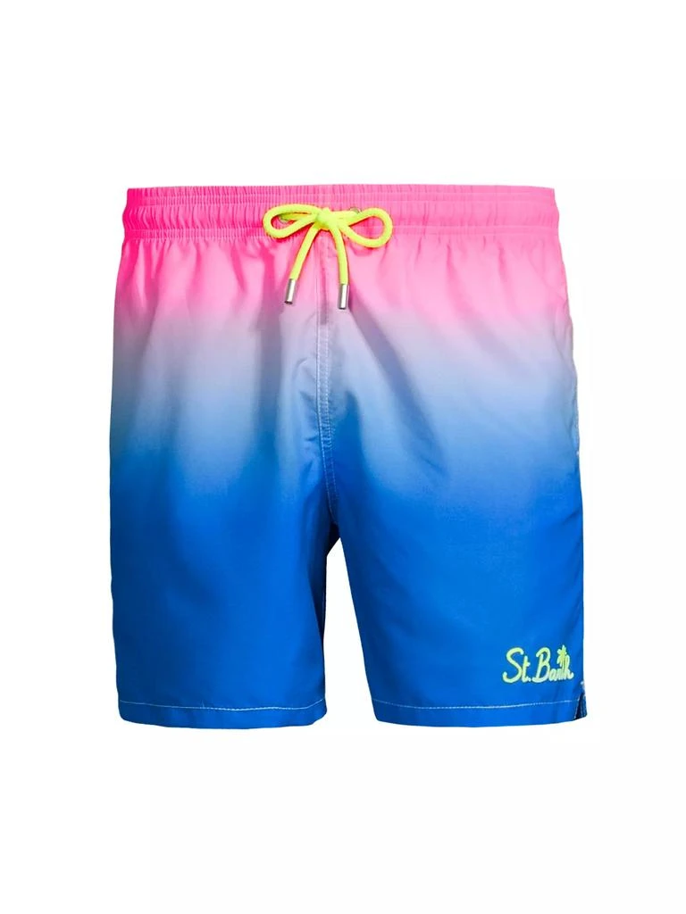 Mc2 Saint Barth Striped Drawstring Swim Shorts 1