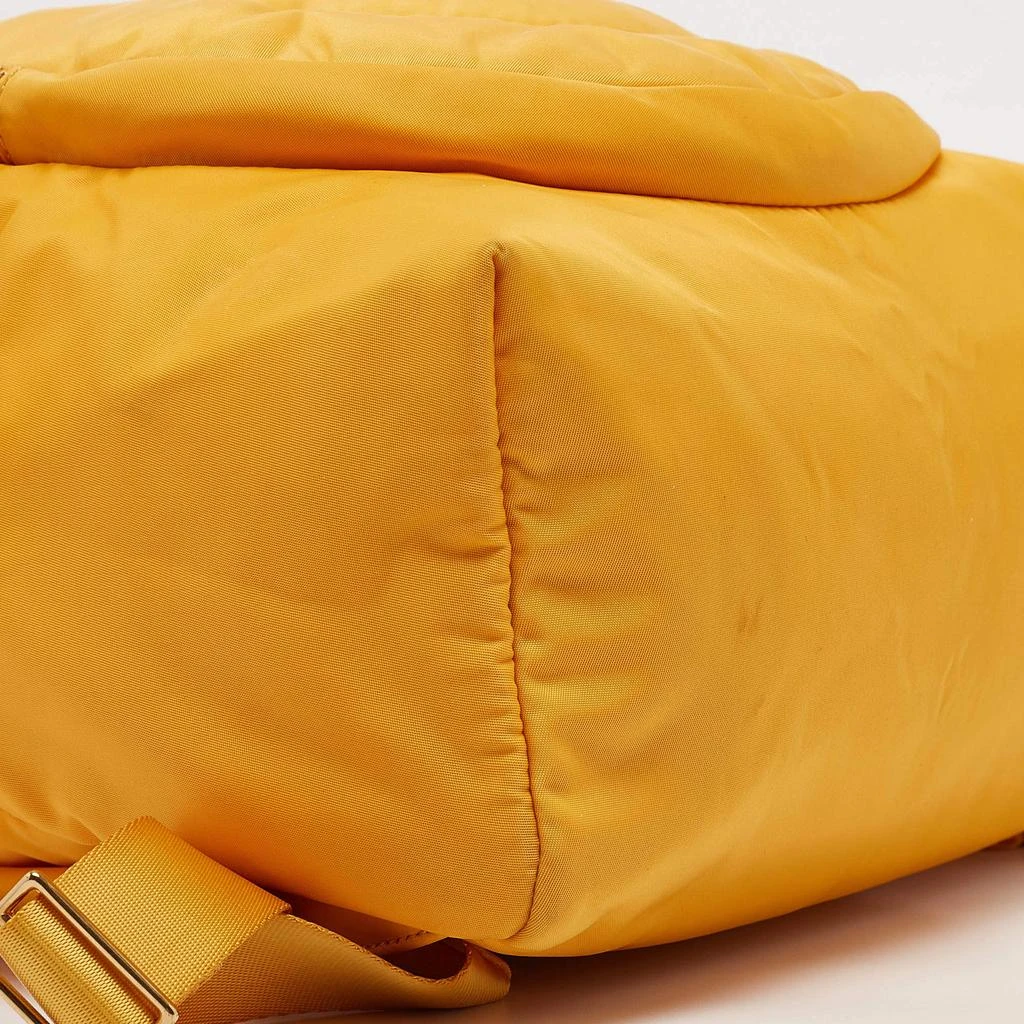 Anya Hindmarch Anya Hindmarch Mustard Nylon Smiley Backpack 12