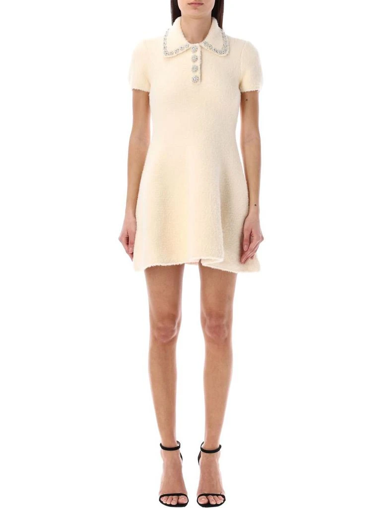 Self Portrait SELF-PORTRAIT Soft knit mini dress 1