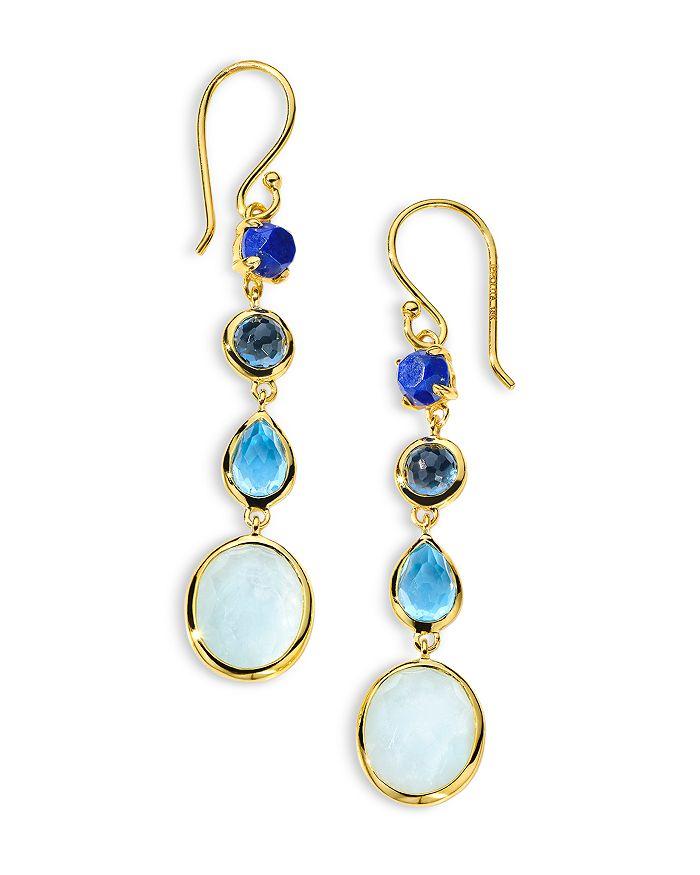 Ippolita 18K Yellow Gold 18K Rock Candy® Four Stone Linear Drop Earrings