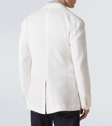 Dunhill Cotton piqué blazer 4