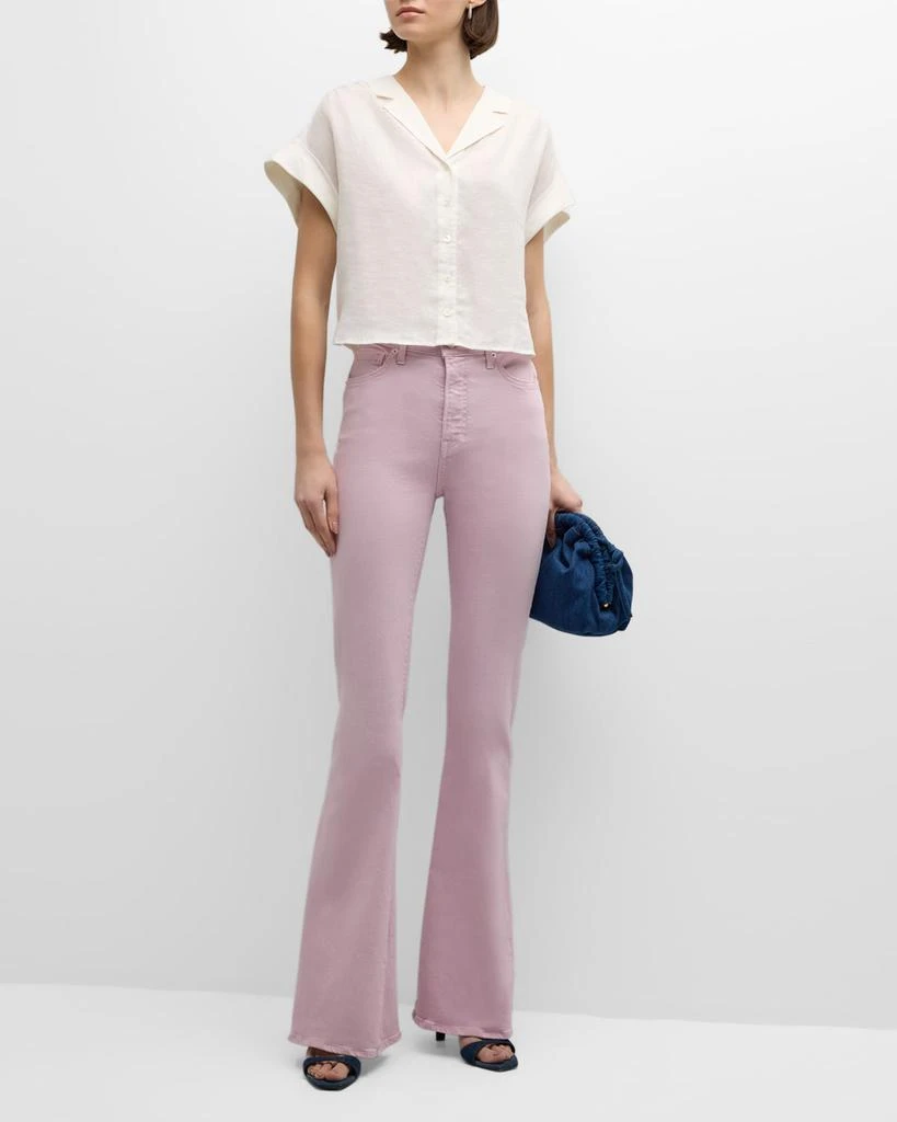 VERONICA BEARD Beverly High-Rise Skinny Flare Jeans 2
