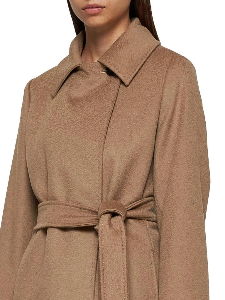 Max Mara Studio Max Mara Studio Double-Breasted Belted Coat 4