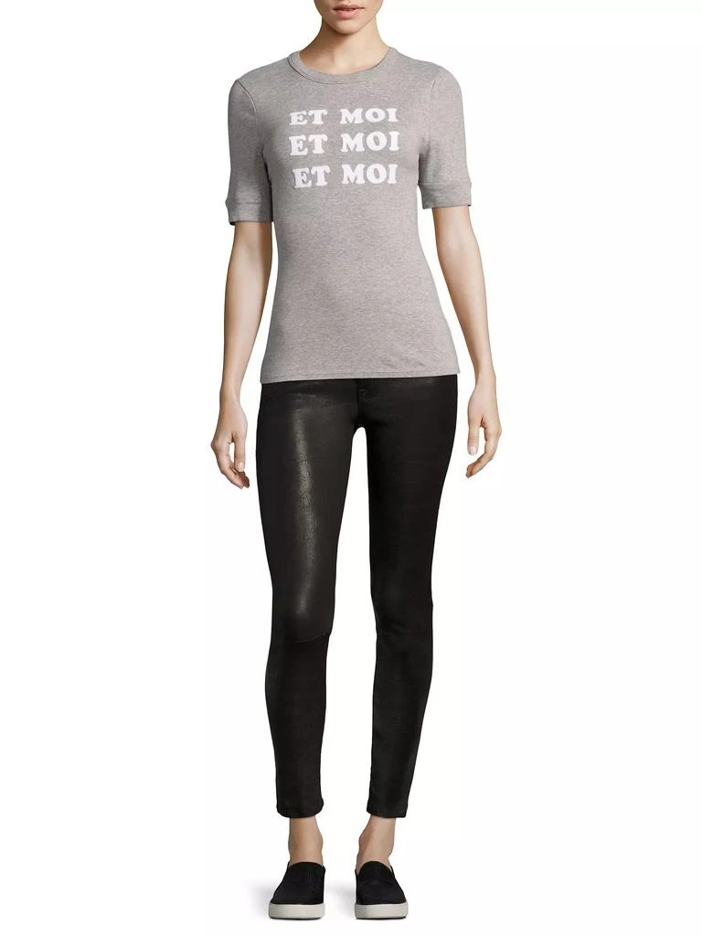 FRAME Le Skinny de Jeanne Mid-Rise Leather Pants 2