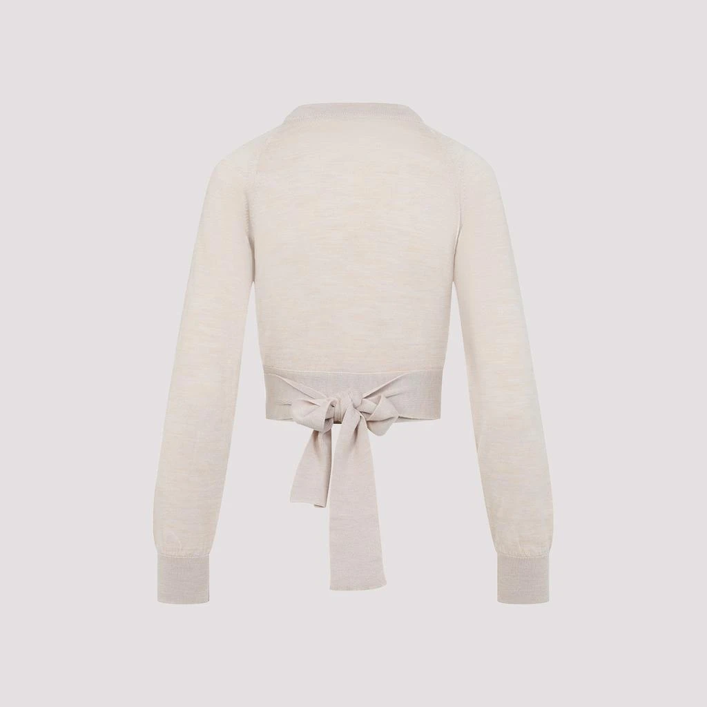 Simone Rocha CROPPED CUT OUT WINDOW JUMPER 3