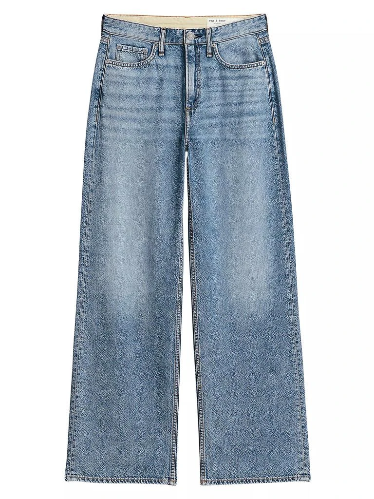 rag & bone Featherweight Logan Wide-Leg Jeans 1