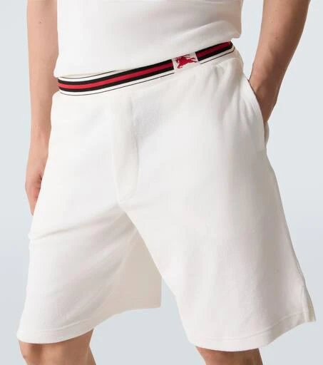 Burberry EKD cotton-blend towelling shorts 5