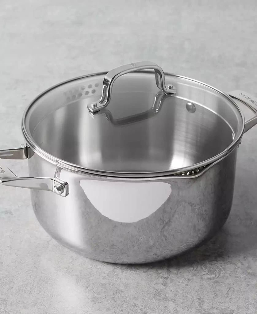 ZWILLING HENCKELS CLAD H3 6 Qt Stainless Steel Dutch Oven with Lid 5