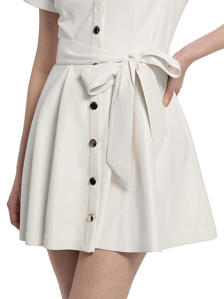Alice + Olivia Women's Lucy Shirtdress - White - Mini dresses